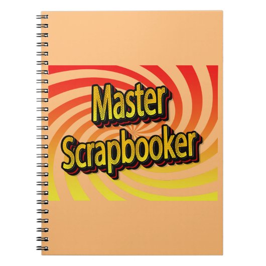"Master Scrapbooker" Notitieboek (Voorkant)