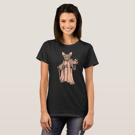 Master Sphynx Cat - Donker T-shirt voor vrouwen (Voorkant volledig)