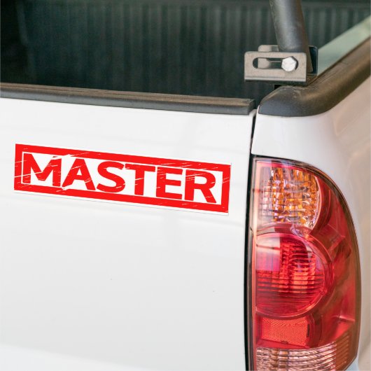 Master Stamp Bumpersticker (Op Truck)