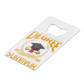 Master Survivor Funny Graduation T-shirt (Devant Angle)