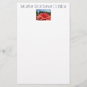 Master Tuinier Dahlias Briefpapier cadeaus Bloemen
