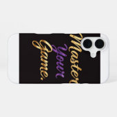 Master uw spel iPhone 16 hoesje (Achterkant horizontaal)