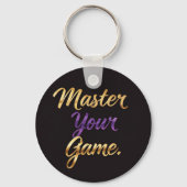 Master uw spel sleutelhanger (Achterkant)