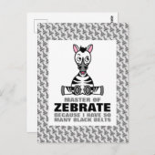 Master van Zebraat, Zebra Briefkaart (Voorkant / Achterkant)