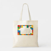 Masterbouwer Groot bouwstenen bouwstenen Tote Bag (Achterkant)