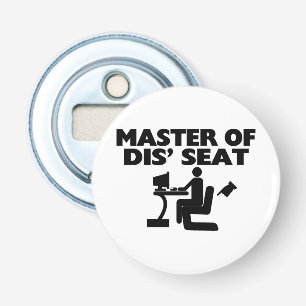 Mastercomputer van de bestuurderszitplaats button flesopener