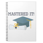 Masterd it Funny Afstuderen Gift Masters Degree Notitieboek (Voorkant)