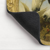 Masterdelpaard en duif schilderen John Herring Muismat (Hoek)