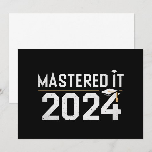 Masterdiploma Beheerst 2024 Masteropleiding Aankondiging (Voorkant / Achterkant)