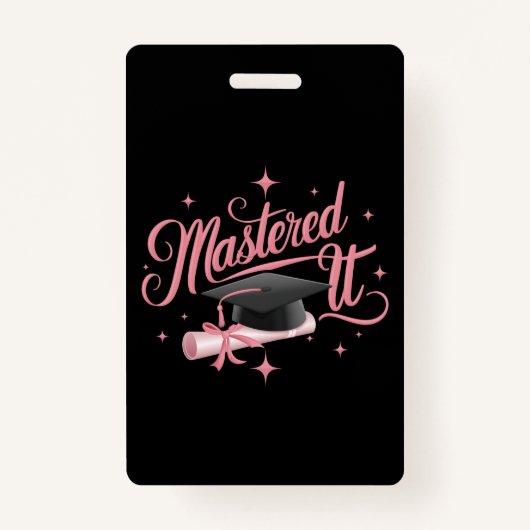 Masterdoctoraat Afstuderen MBA-Afstuderen Badge (Voorkant)