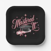 Masterdoctoraat Afstuderen MBA-Afstuderen Papieren Bordje (Voorkant)