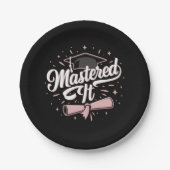 Masterdoctoraat Afstuderen MBA-Afstuderen Papieren Bordje (Voorkant)