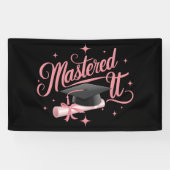 Masterdoctoraat Afstuderen MBA-Afstuderen Spandoek (Horizontaal)