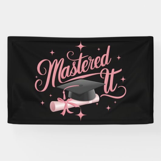 Masterdoctoraat Afstuderen MBA-Afstuderen Spandoek (Horizontaal)