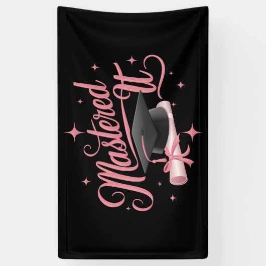 Masterdoctoraat Afstuderen MBA-Afstuderen Spandoek (Verticaal)