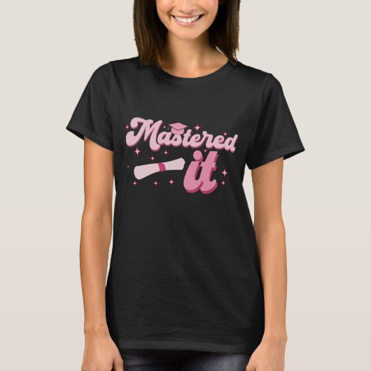 Masterdoctoraat Afstuderen MBA-Afstuderen T-shirt (Voorkant)