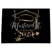 Mastered It Class van 2024 Afstuderen Gifts voor h Groot Cadeauzakje (Voorkant)