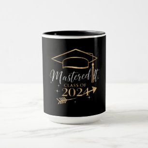 Mastered It Class van 2024 Afstuderen Gifts voor h Mok