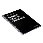 Mastering the Art Funny Quote Notitieboek (Rechterzijde)