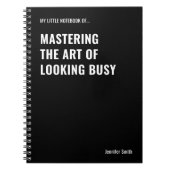 Mastering the Art Funny Quote Notitieboek (Voorkant)