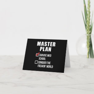 Masterplan van het Afstuderen van Med School Stude Kaart