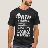 Masters Afstuderen Gift Shirt Masters Degree Cadea (Voorkant)
