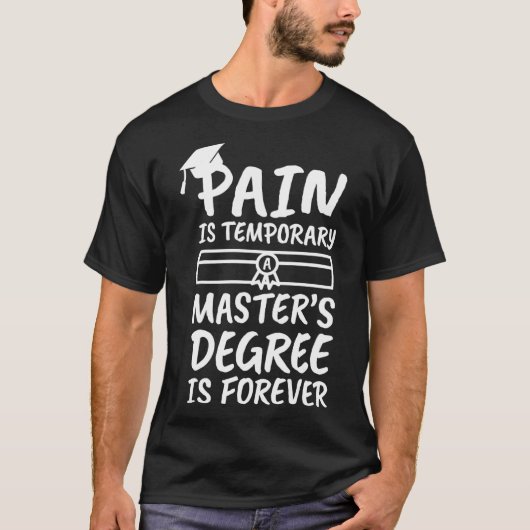 Masters Afstuderen Gift Shirt Masters Degree Cadea (Voorkant)