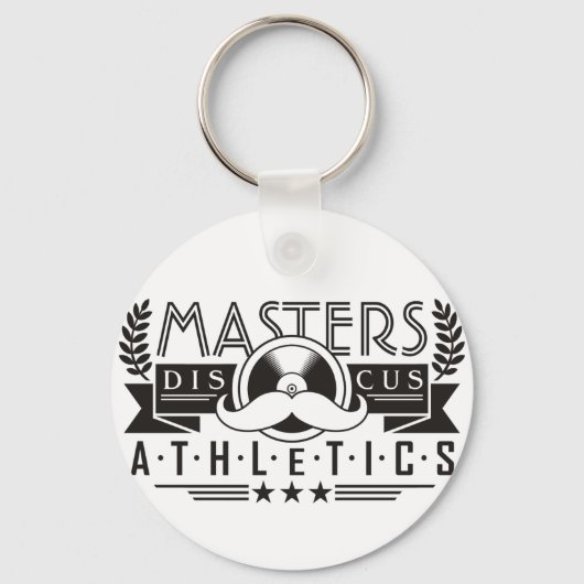 Masters atletiek Discusus Sleutelhanger (Voorkant)