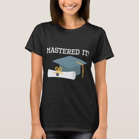 Masters Degree Afstuderen 2018 T-shirt MBA MSW (Voorkant)