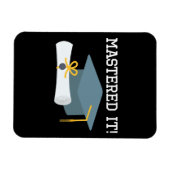 Masters Degree Afstuderen MBA MSW Afstudeerder Gif Magneet (Horizontaal)