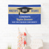 Master's Degree Gefeliciteerd! CUSTOM Spandoek (Insitu)