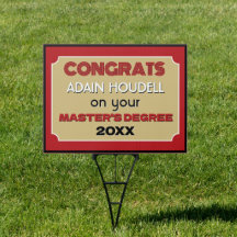 Master's Degree Gefeliciteerd! Gepersonaliseerde t