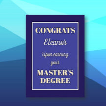 Master's Degree! Gepersonaliseerd afstuderen