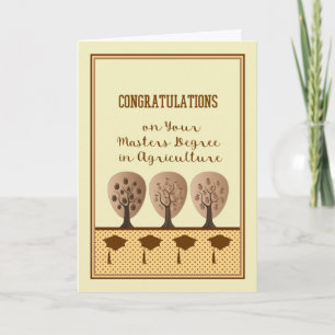 Masters Degree Kaart in de landbouw