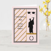 Masters Degree Kaart voor Son (Gele Bloem)