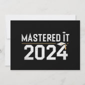Master's Degree Mastered IT 2024 Masters Degree Aankondiging (Voorkant)