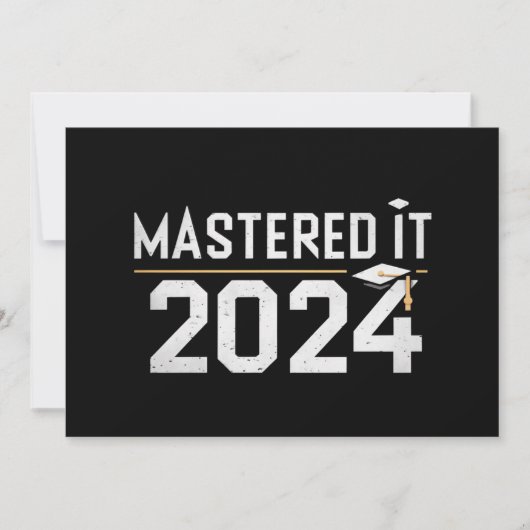Master's Degree Mastered IT 2024 Masters Degree Aankondiging (Voorkant)