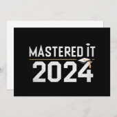 Master's Degree Mastered IT 2024 Masters Degree Aankondiging (Voorkant / Achterkant)
