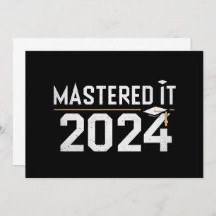 Master's Degree Mastered IT 2024 Masters Degree Aankondiging