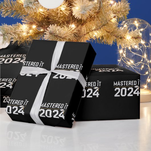 Master's Degree Mastered IT 2024 Masters Degree Cadeaupapier (Feestdagen)