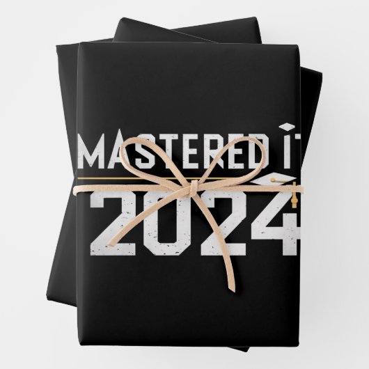 Master's Degree Mastered IT 2024 Masters Degree Inpakpapier Vel (In situ)