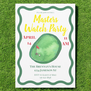 Masters Golf Kijkfeestje Kaart