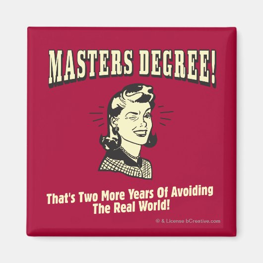 Masters gradatie: Voorkomen van de echte wereld Magneet (Voorkant)