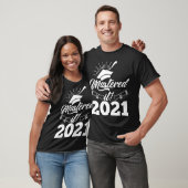 Masters gradin 2021 Afstuderen voor mannen T-shirt (Unisex)