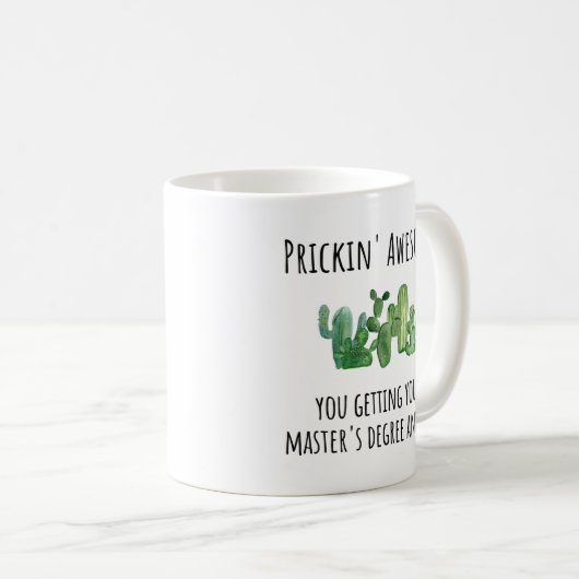 Masters Gradin Gefeliciteerd met Coffee Mok Cup (Voorkant rechts)