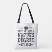 Masters Grafiek 2021 Afstuderen Gift MSW MBA MPH Draagtas (Achterkant)