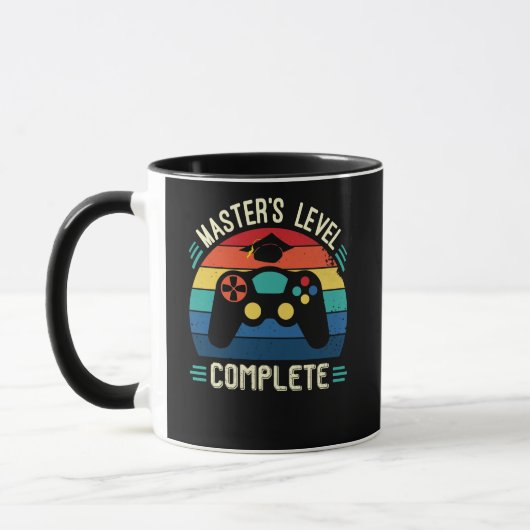 Master's Level Complete, Afstuderen GIft, meesters Mok (Links)