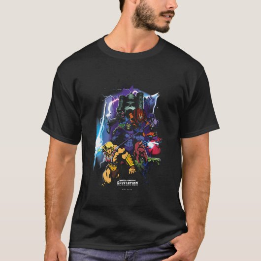 Masters van de universe onthulling t-shirt (Voorkant)