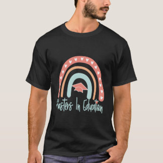 Masterstitel in onderwijs afstudeermedaille t-shirt