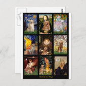 Masterstuk Golden Retrievers Briefkaart (Voorkant / Achterkant)